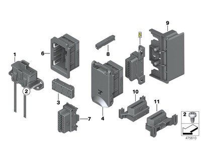 BMW Obd-2 II Diagnostic Plug Terminal Socket Connector 61139253563 