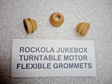 Rock-ola Jukebox Turntable Motor Flexible Grommets, Shipped Safe & Quick