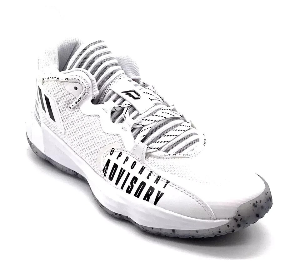 Adidas Dame 7 EXTPLY Mens 19 White Black Basketball‎ Shoes H68990 Dame 7 EXTPLY Basketball Shoe- Black main image 3