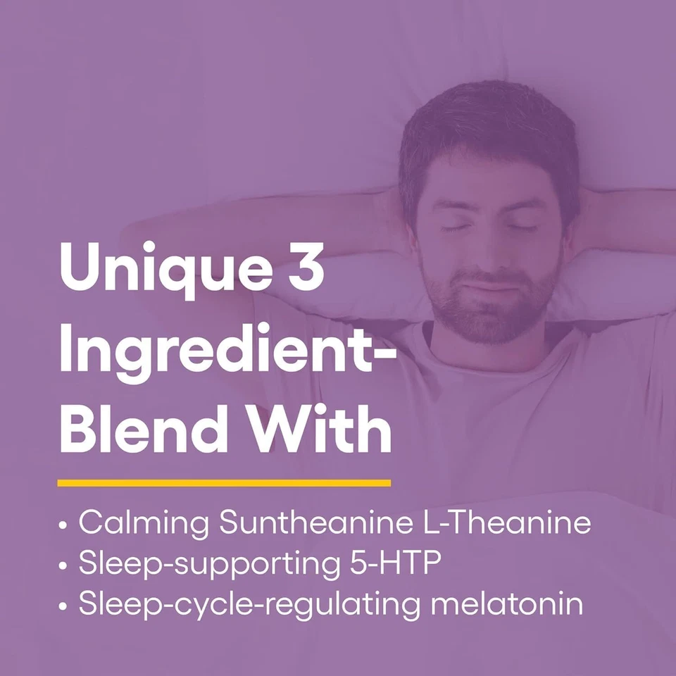 Natural Factors, Stress-Relax Tranquil Sleep Masticable, 120 unidades (Pack de 1)  Foto 3 de 4