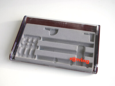 Box für 3x Tuschefüller rotring rapidograph und Zubehör