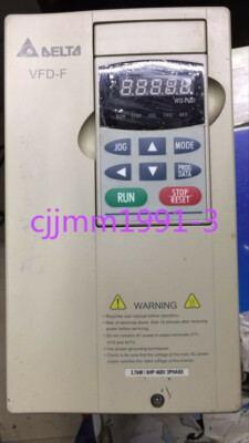 1PC Used Delta inverter VFD037F43A 380V 3.7KW | eBay