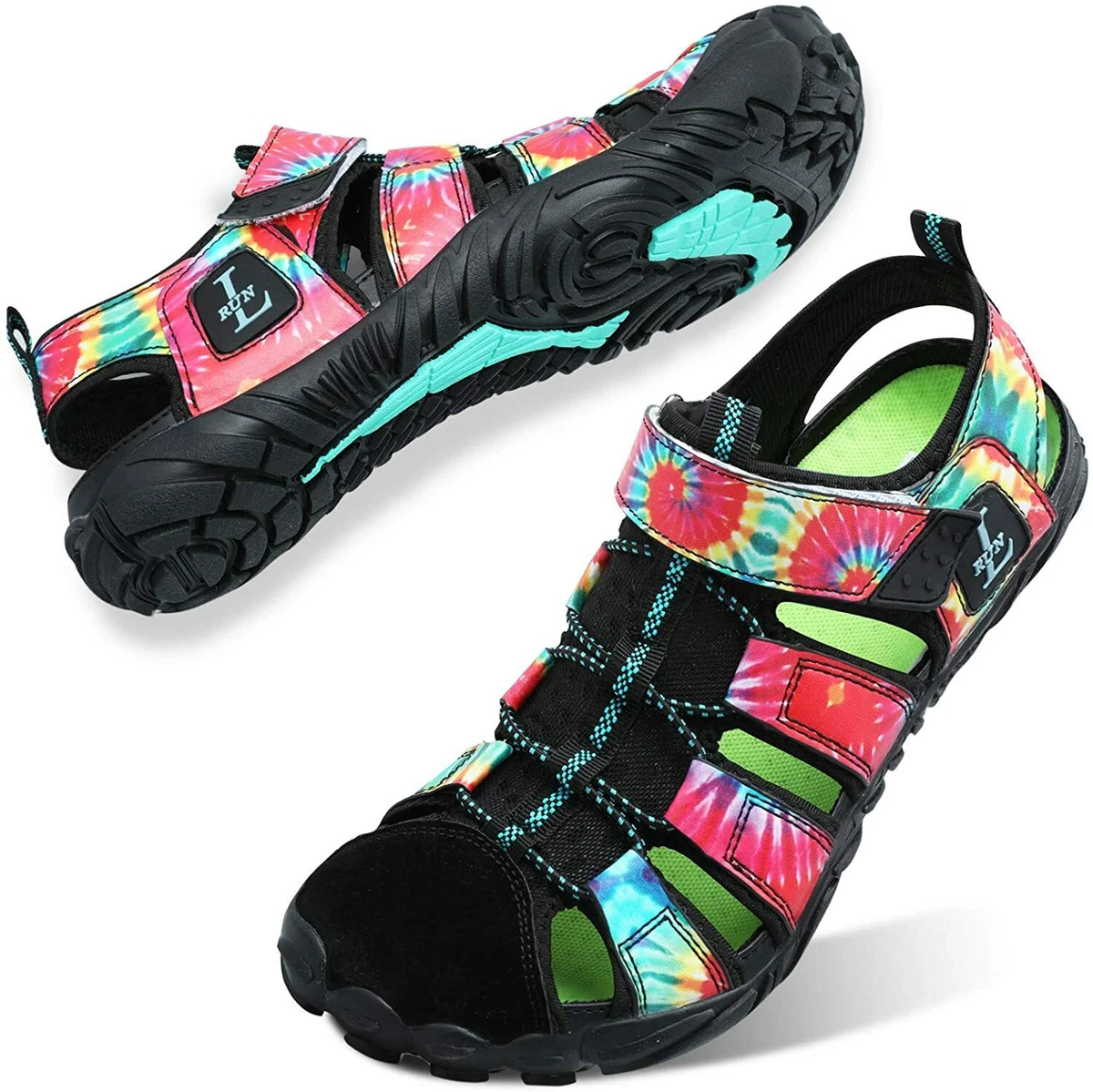 JIASUQI Athletic Hiking Water Shoes Barefoot Aqua Swim Sports Sandals Walking Sh