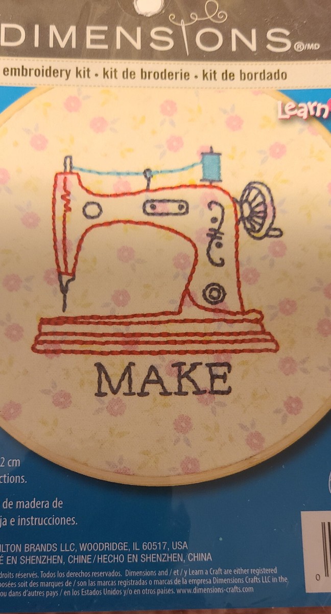 Dimensions Learn A Craft Embroidery Kit 