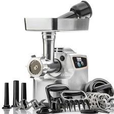 STX Magnum 1800 "Platinum" Heavy Duty Electric Meat Grinder & Sausage Stuffer
