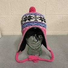Шляпа для девочек Pink Snowflake Knit