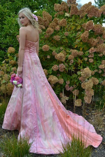 NUEVO Vera Wang Vestido de Novia Vestido Rosa Rosa Blanco Marfil Lavanda Malva 2 4 6 Foto 4 de 4