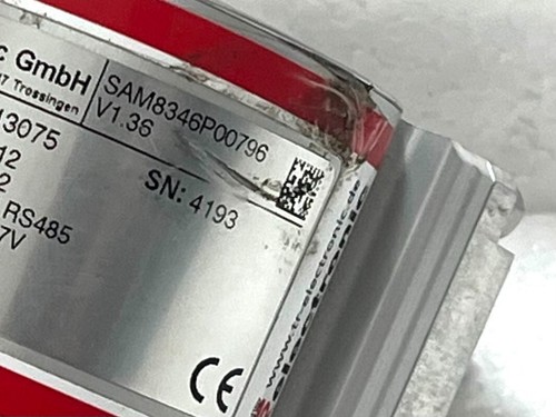 TR Electronic 0002-13075 Absolute Rotary Encoder SAM8346P00796 V1.36 - Picture 3 of 8