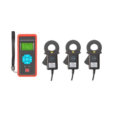 Three-Channel Clamp Leakage Current Meter Recorder AC Leakage Current Monitor