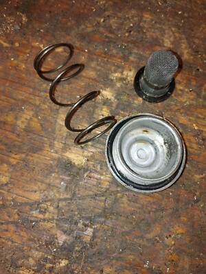 1971 Honda SL100  oil screen with spring and bolt
