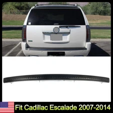 For Cadillac Escalade 2007-14 Rear High Mount 3rd Brake Light Stop Lamp Black