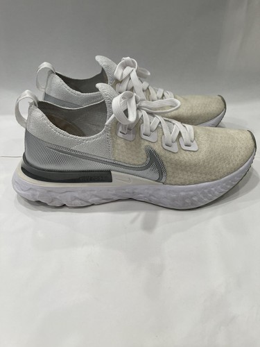 Nike Women’s React Infinity Run Flyknit Off White Size 8.5 - 第 7/16 張圖片