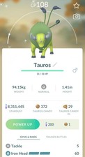 🌟POKEMON GO - Shiny Tauros *Registered/Ultra Friends*🌟
