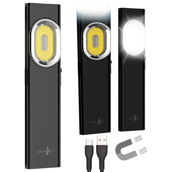 Lunartec Magnetische Mini-Led-Arbeitsleuchte & -Taschenlampe, Akku, 700 Lm-image