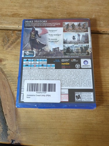 Assassin's Creed Unity PS4 New Sealed - Picture 2 of 2