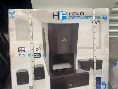 Halo Acoustics W1 7.1 Channel Wireless Home Theater Speaker System 1500W Smart