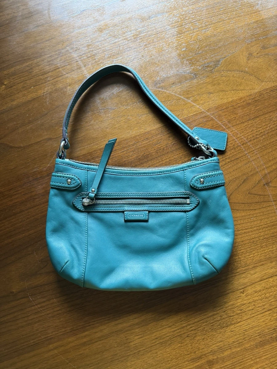 coach teal leather products for sale | eBay