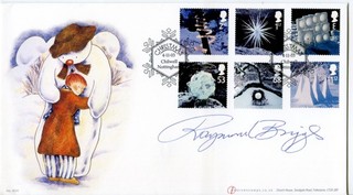 2003 XMAS/SNOWMAN GREAT BRITAIN BUCKINGHAM FDC SIGNED the late RAYMOND BRIGGS