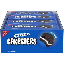 Oreo Cakesters Soft Snack Cakes, 8-3.03 oz Snack Packs