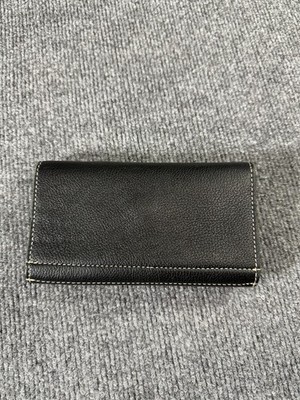 Harley-Davidson Black Trifold women's Wallet Logo Embroidered