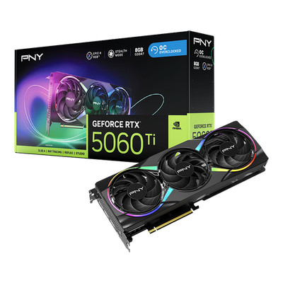 PNY GeForce RTX 5060 Ti 8GB ARGB EPIC-X RGB OC TRIPLE FAN