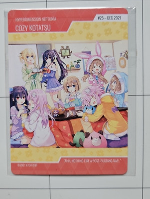 IFI's Store Idea Factory Iffy Card DEC 2021 #25 Hyperdimension Cozy Kotatsu