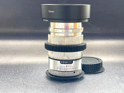 Jupiter-37A 135mm f/3.5 Cine Lens Silver Soviet Bokeh Portrait Lens Canon EF