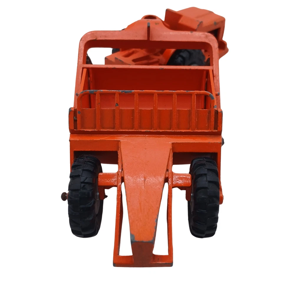 Matchbox King Size No.6 Allis Chalmers Motor Scraper Lesney Vintage Orange Toy - Image 4 of 4