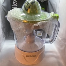 Exprimidor eléctrico de cítricos JUICER PROCTOR SILEX 34 OZ fácil de limpiar nuevo en caja.