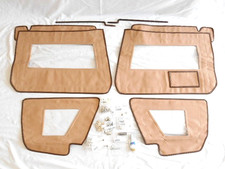 1928-29 Ford Model A Roadster New Window Side Curtains And Used Rods - Very Rare 1928-29 Ford Model A Roadster New Window Side Curtains And Used Rods - Very Rare