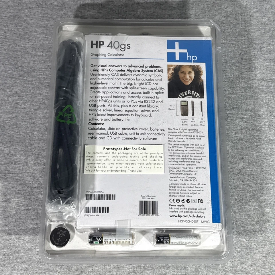 HP 40gs Graphing Calculator w/ CAS - Brand New Sealed in Box - Image 3 of 4