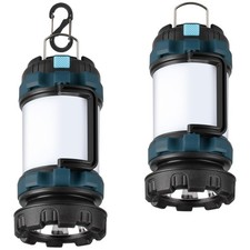 2 Pack Camping Lantern, Outdoor LED Camping Light, Rechargeable Flashlights