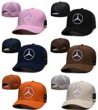 New Mercedes-Benz Embroidered Logo hat Baseball cap Golf hat Adjustable Free Tax