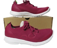 OOFOS OOMG Sport LS Low Shoes Lace-up Comfort  Rosebud Pink Womens Sz 8