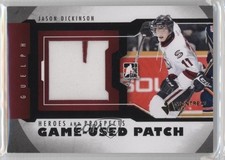 2012-13 ITG Heroes and Prospects Game-Used 1/1 Jason Dickinson #M-10 Patch 2a8