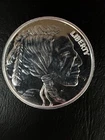 Buffalo-Indian 1 Oz. .999 Silver Round - Bullion