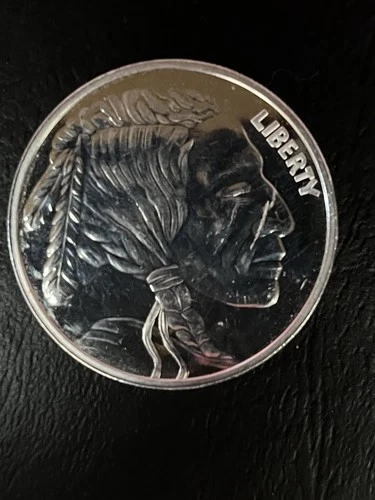 Buffalo-Indian 1 Oz. .999 Silver Round - Bullion
