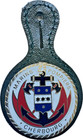 CHERBOURG, Marins Pompiers, listel doré, rond