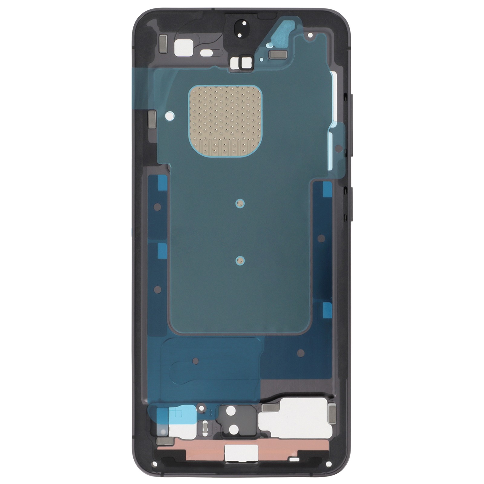 Châssis central Samsung Galaxy S24 d'origine avec conductivité thermique noire