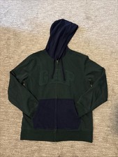 Gap Zip-up Hoodie Men  s  Green And Navy Blue  Size Medium