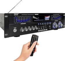 Pyle 6-Channel Bluetooth Hybrid Home Amplifier-1600W Home Audio Stereo PREA90WBT