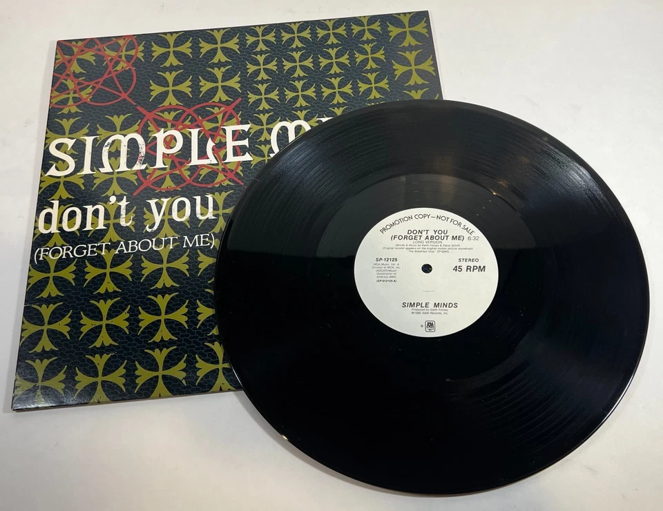 SIMPLE MINDS- 2 12” Singles- Don't You... & All The The Things... Promos-EX/EX - Image 4 of 4