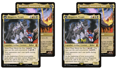 MTG Universes Beyond: Transformers BOT Megatron, Tyrant MINT (SELECT)
