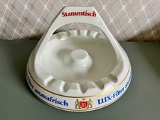 Porzellan Ascher LUX - Filter Zigaretten Stammtisch Porzellan Aschenbecher 29cm