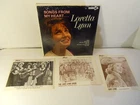 LORETTA LYNN Songs From My Heart SEALED LP Album DECCA + PUBLICITY PHOTO'S TC632