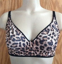 Soma Embraceable Reversible Bralette Divine Leopard Mini Nude Size M NEW