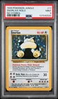 1999 POKEMON JUNGLE NO SYMBOL #11 SNORLAX-HOLO PSA 9
