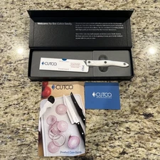 New CUTCO Traditional Cheese Knife 1764 Classic White Pearl Handle Engraved