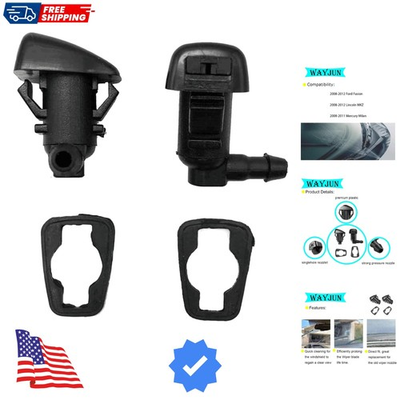 #ad #ad 8E5Z17603A Windshield Water Jet Washer Nozzle Set of 2 Compatible with 2008 2... $14.39