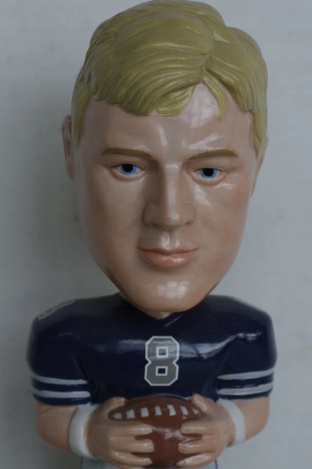 SAM 1995 Troy Aikman NFL Bobblehead Dallas Cowboys Leyenda con certificado de autenticidad Foto 2 de 4
